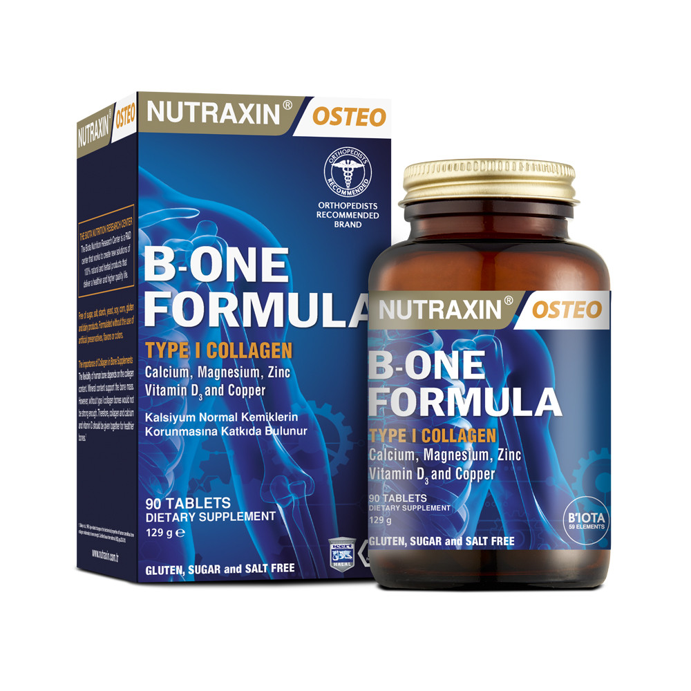 

Натуральный препарат Unice NUTRAXIN B-ONE FORMULA для прочности костей , 90 таблеток