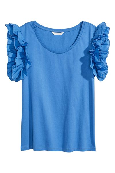

Футболка H&M L Синяя (1200-741)