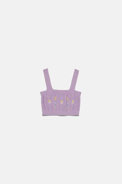

Топ Zara S фиолетовый (1203-592)