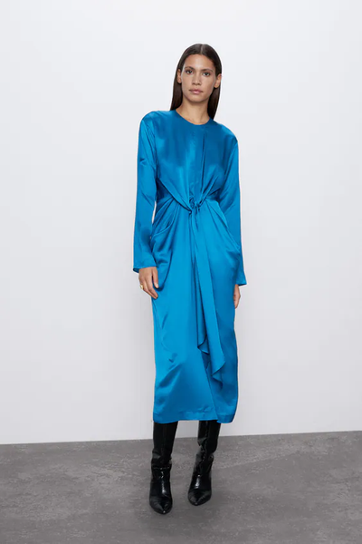 

Платье Zara S синее (1203-580)