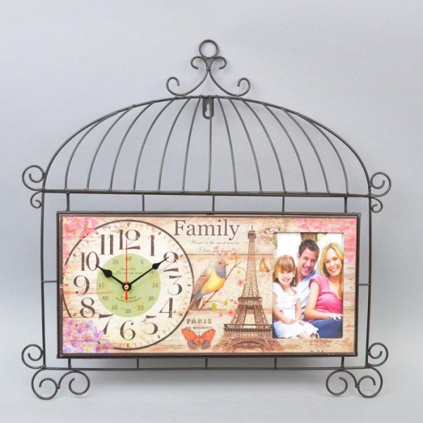 

Настенные часы Декор часы с фоторамкой Art Family T14