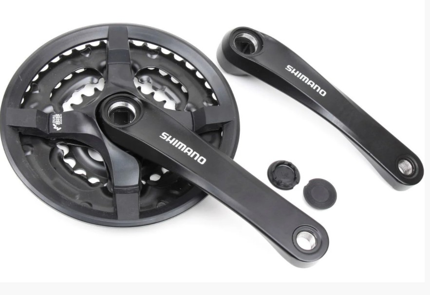 

Шатуны велосипедные Shimano FC-TY501 Tourney (48-38-28), L-170 mm.