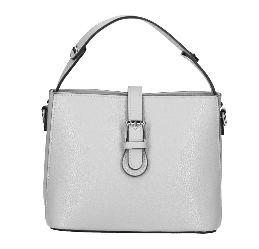 

Женская кожаная сумка Bottega Carele BC106 gray