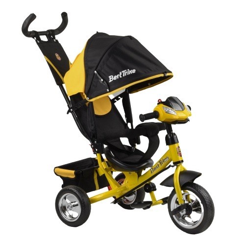

Велосипед 3-х колёсный 6588 / 72-109 Best Trike желтый колеса пена, d=25см переднее, d=20см задние, ФАРА, в коробке