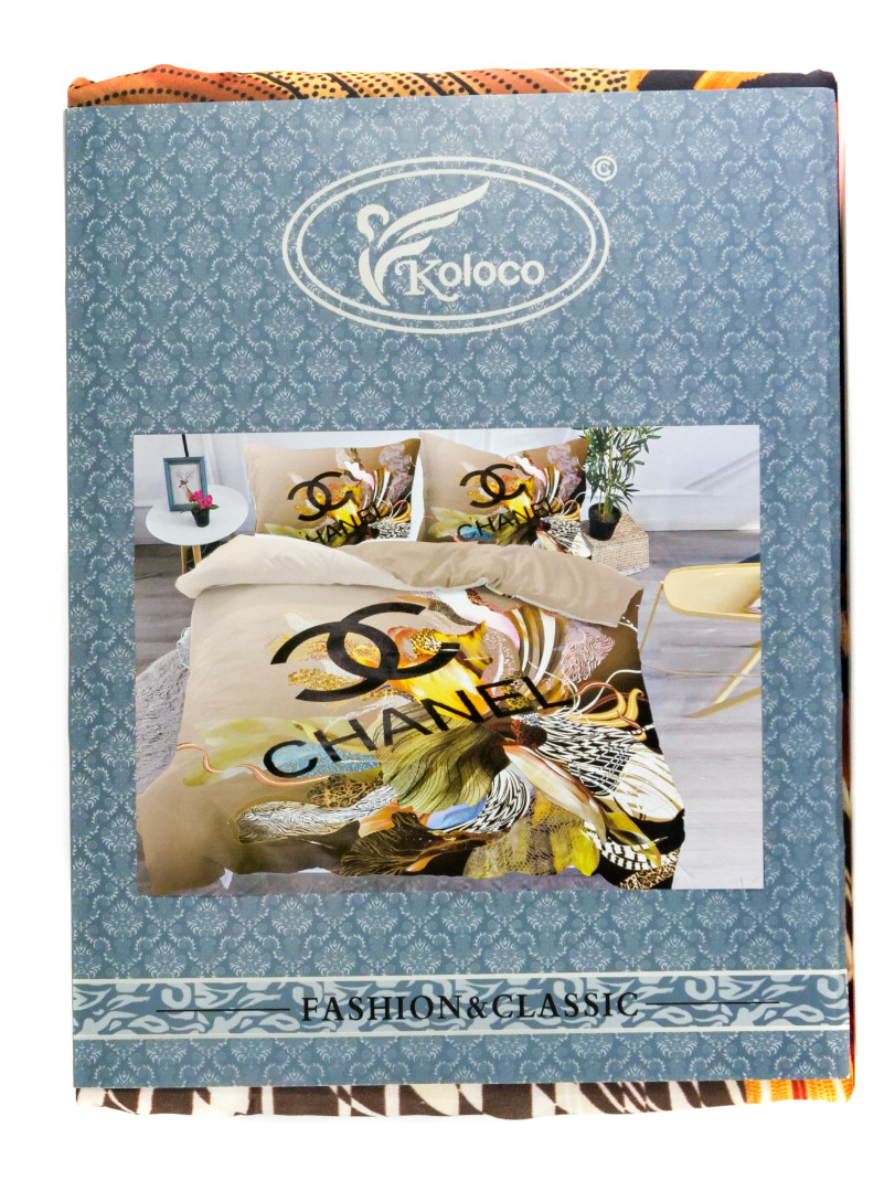 

Комплект постельного белья Koloco Chanel Евро сатин 200x230 см