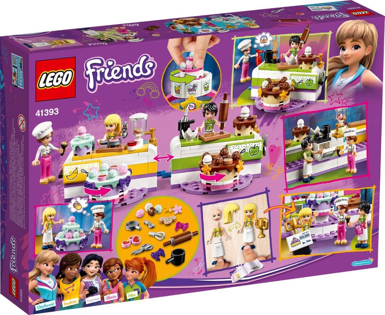 

Конструктор LEGO Friends Соревнование кондитеров 361 деталь (41393)