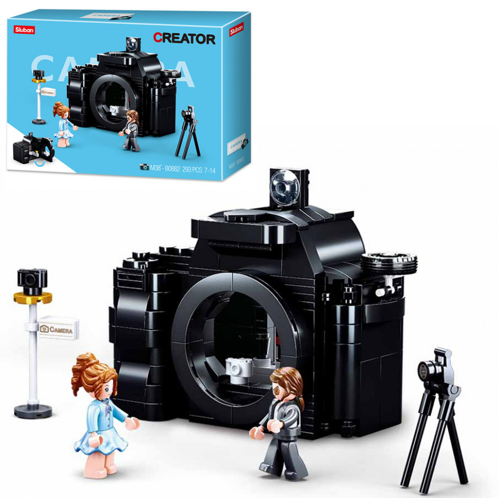 

Конструктор SLUBAN Фотоаппарат 293 детали M38-B0882RY