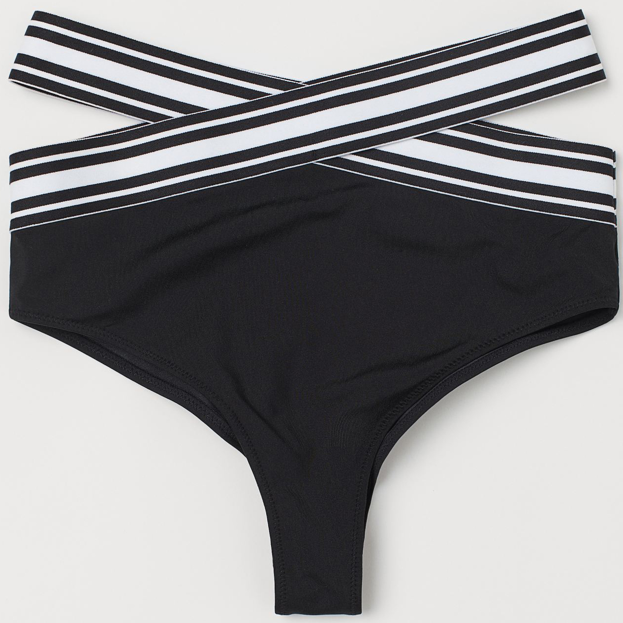 

Нижняя часть купальника H&M 8799962dm 38 Черный белая полоска