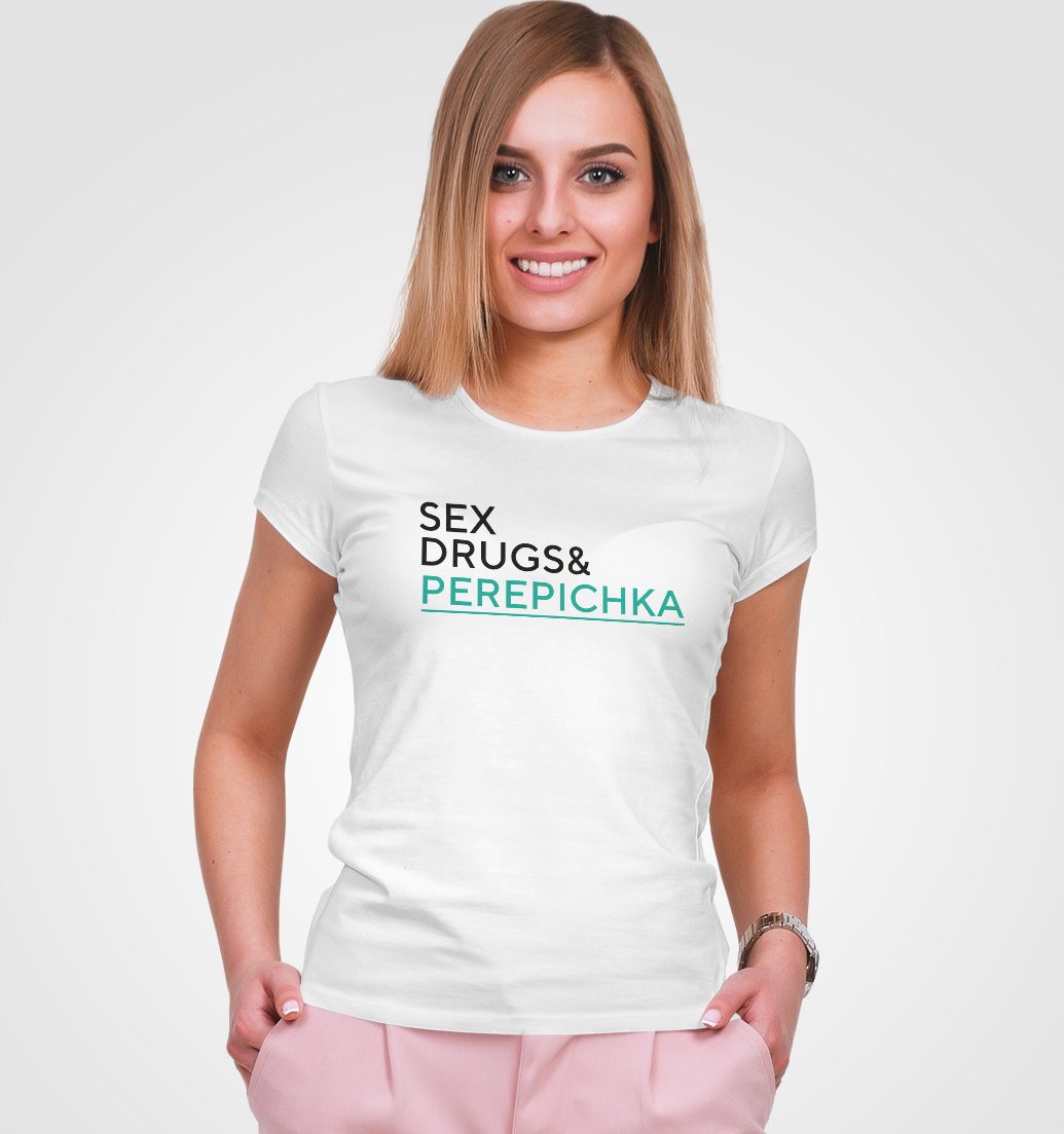 

Футболка Malta 18Ж152-17-П Perepichka-1 XL Белая