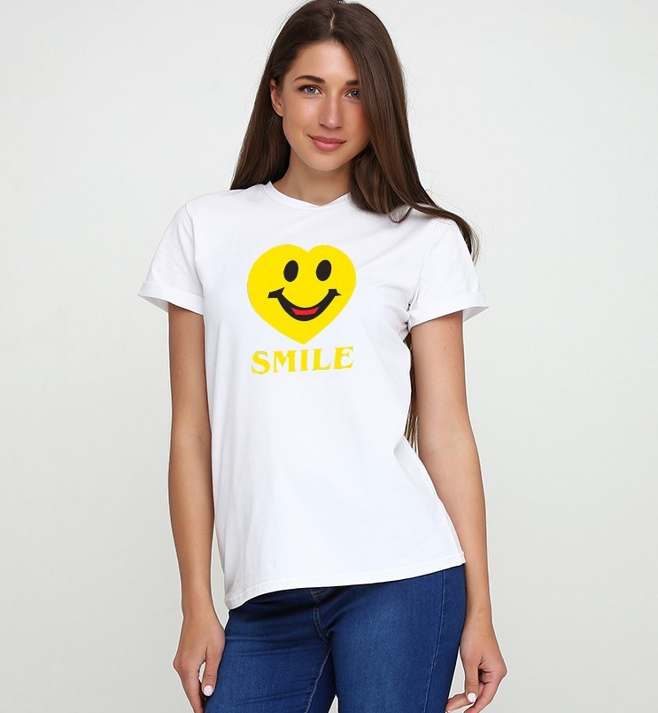

Футболка Malta 19Ж441-24-Р1 Smile  Белая, Футболка Malta 19Ж441-24-Р1 Smile S Белая