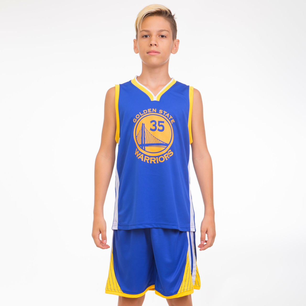

Форма баскетбольная подростковая Champ Голден Стейт Golden State 7354 2XL рост 160-165 см