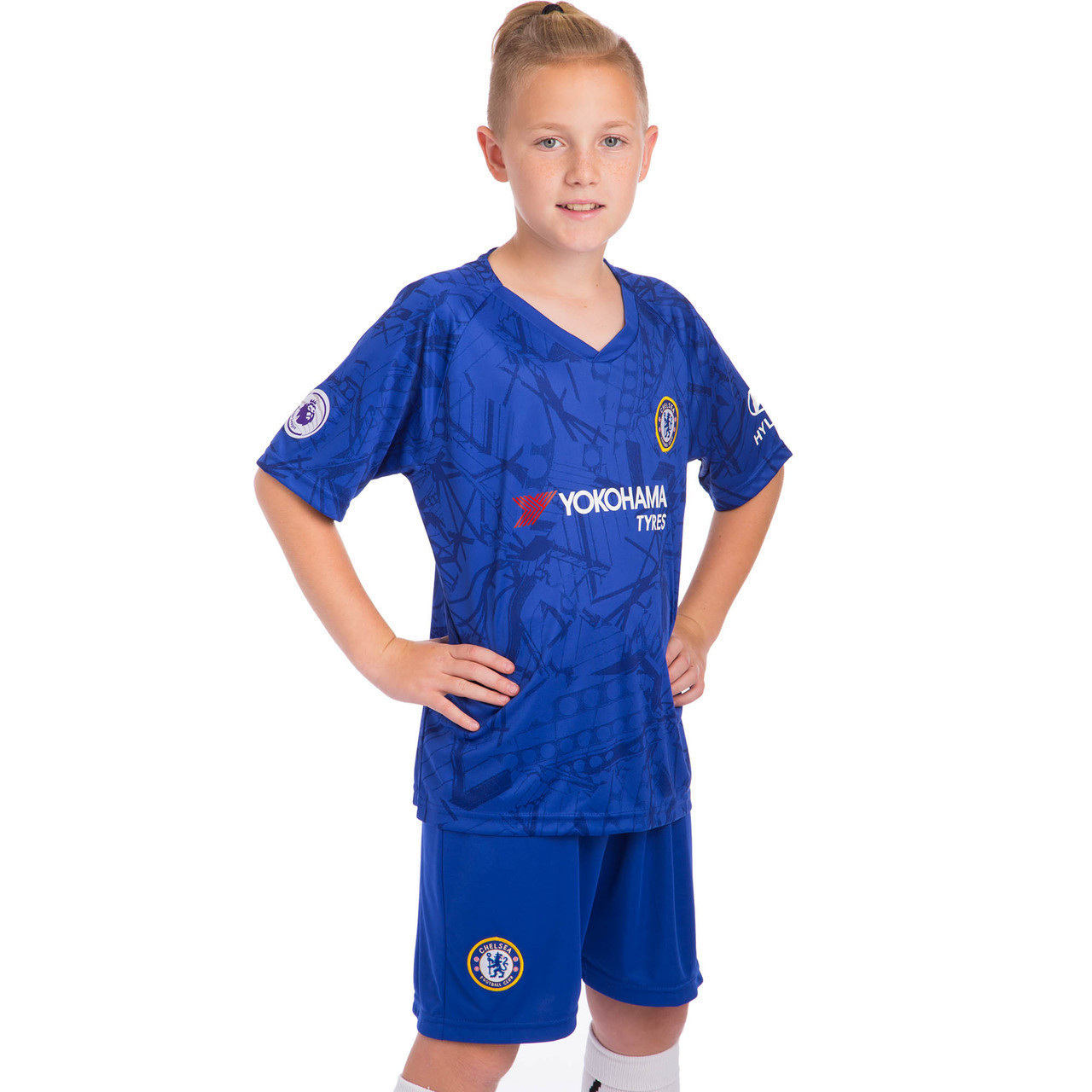 

Форма футбольная детская CHELSEA Челси Zelart Champ домашняя 0957 XL (28) рост 150-155 см