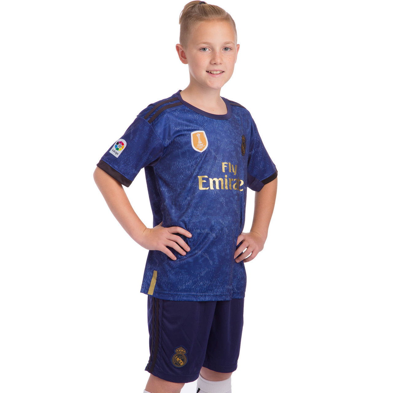 

Форма футбольная детская REAL MADRID Реал Мадрид Zelart Champ гостевая 0962 XL (28) рост 150-155 см