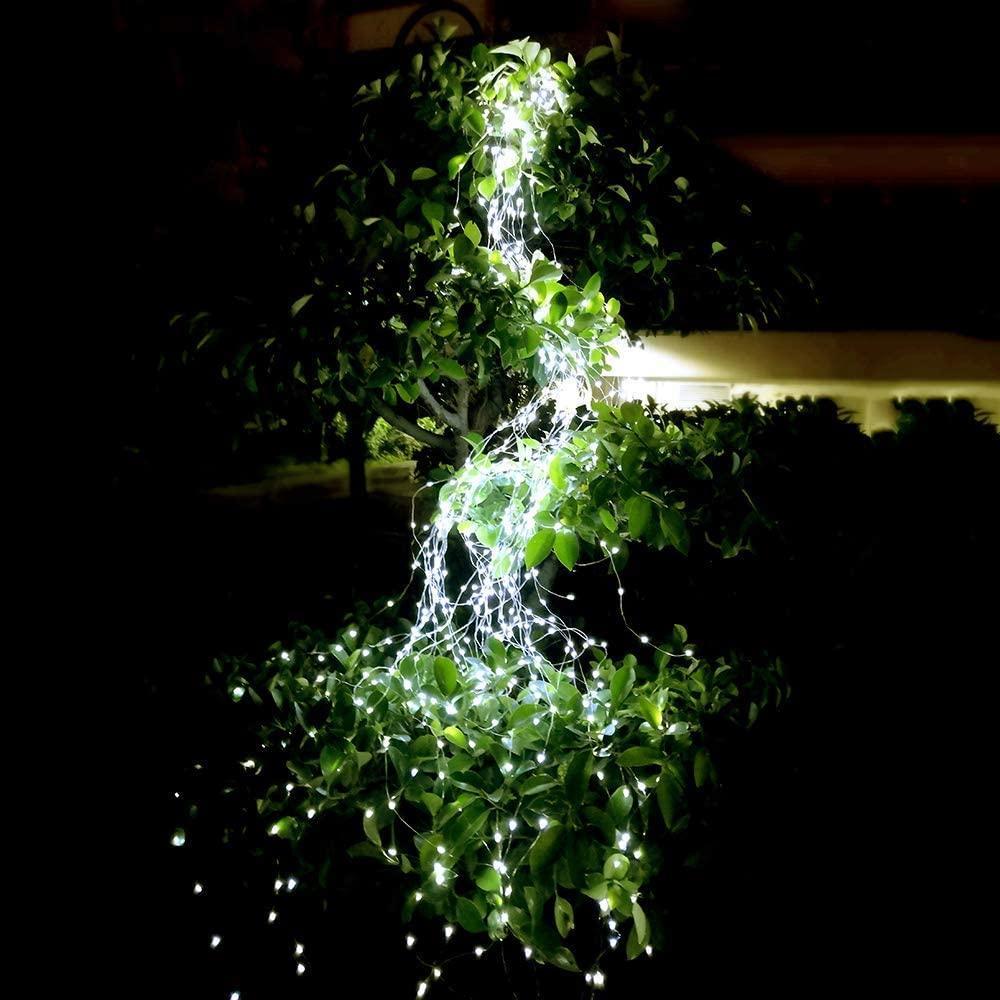 

Светодиодная гирлянда X-mas Lights Конский хвост лучи росы 200LED 10 линий длина 2 метра Белая
