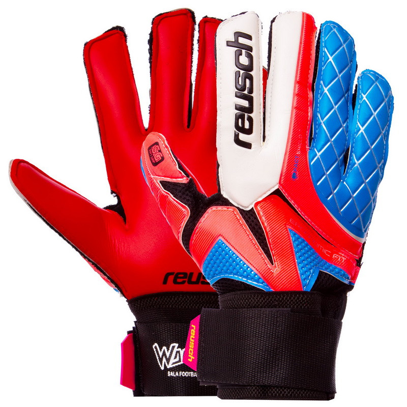 

Перчатки вратарские REUSCH Goalkepeer Gloves Champ 853 размер 8 Red-Pink-Blue