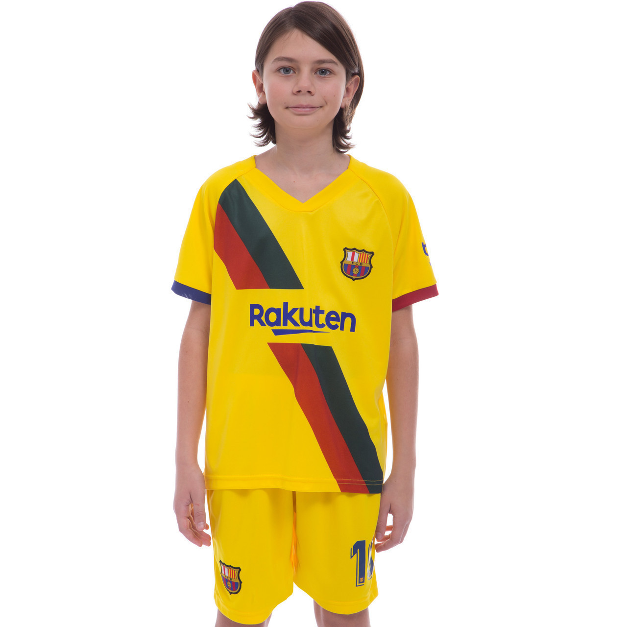 

Форма футбольная детская BARCELONA MESSI Барселона Zelart Champ 0975 XL (28) рост 150-155 см