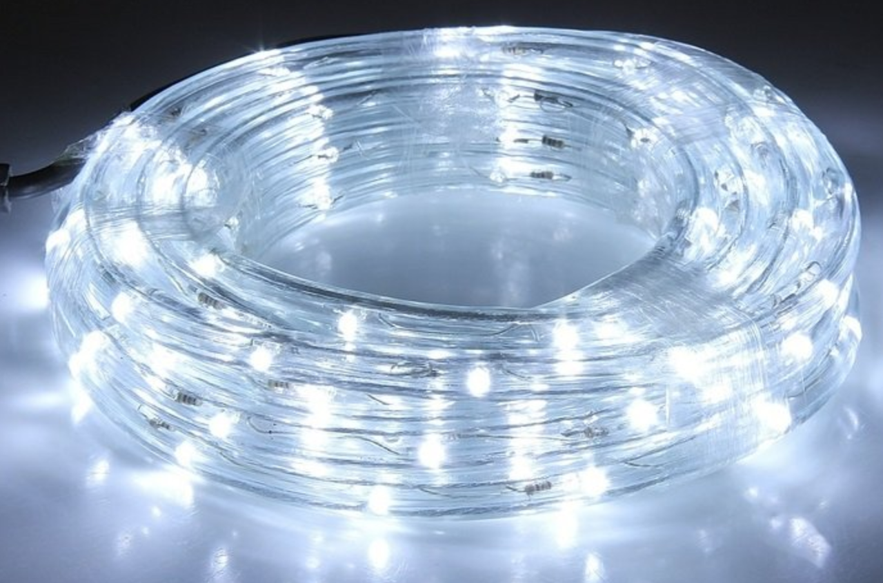 

Светодиодная гирлянда Shine Lighting X-mas Lights дюралайт 10 метров Белая