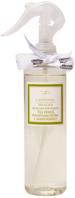 

Аромаспрей Cristiana Bellodi Green tea, Pink Grapefruit and Mandarin с эфирными маслами и спиртом 250 мл