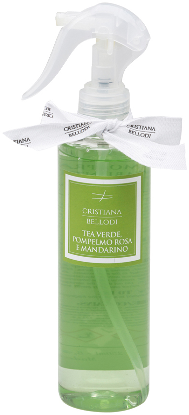 

Аромаспрей Cristiana Bellodi Green tea, Pink Grapefruit and Mandarin с эфирными маслами и спиртом 500 мл