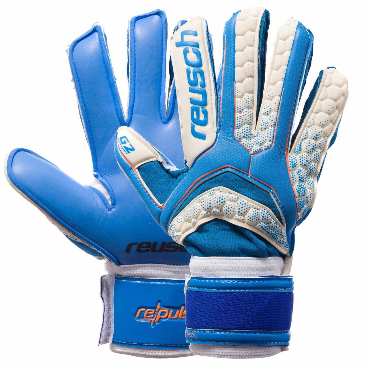 

Перчатки вратарские REUSCH Goalkepeer Gloves Champ 873 размер 9 Blue-White