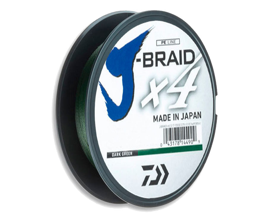 

Шнур Daiwa J-Braid X4E 0,21mm-270m Dark Green