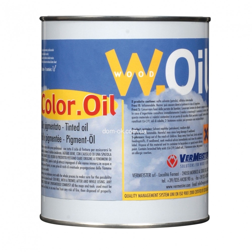 

Масло цветное Vermeister Color.Oil Teak 1л