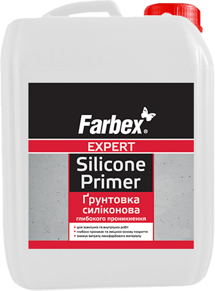 

Грунтовка силиконовая Farbex глубокого проникновения 10 л (4823083303976)