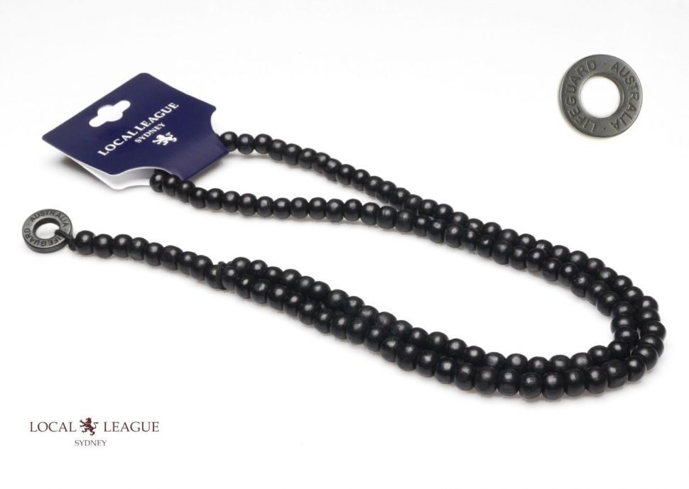 

Мужские бусы с кулоном Local League CS-LNM18BLACK из дерева