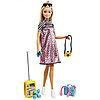 

Кукла Барби и набор для путешествий Barbie Pink Passport Travel Doll Mattel