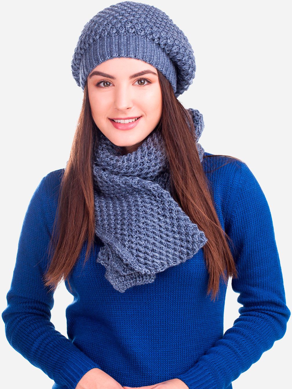 

Шапка + шарф Bakhur 3138  Джинс, Шапка + шарф Bakhur 3138 One size Джинс
