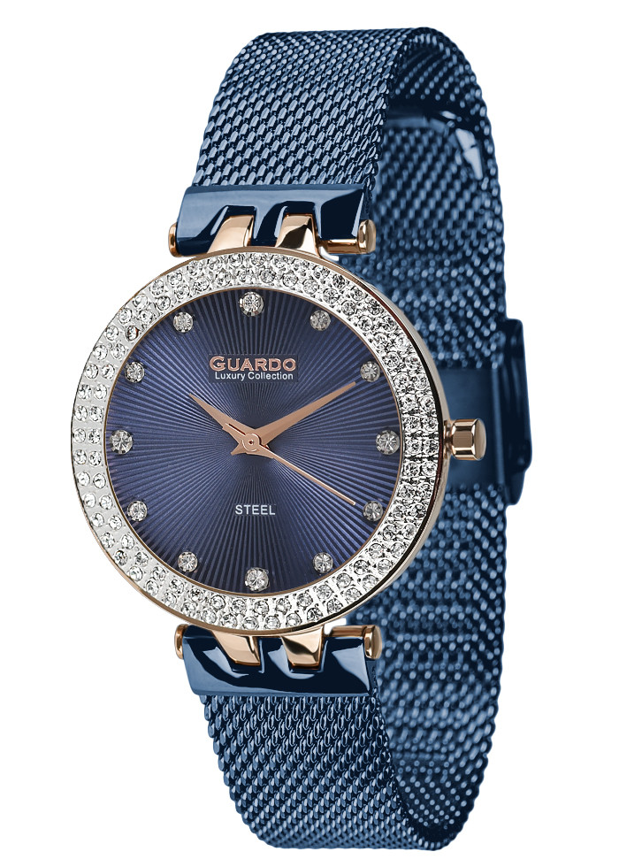 

Часы женские Guardo S02070-7 золотые