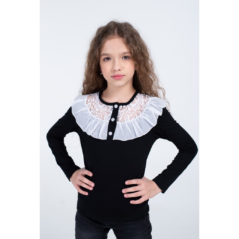 

Кофта для девочек VIDOLI G-19599W 122 см черный