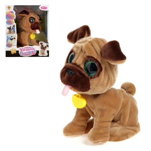 

Игрушка мягкая Joy Toy Умный питомец коричневый JD-R9902