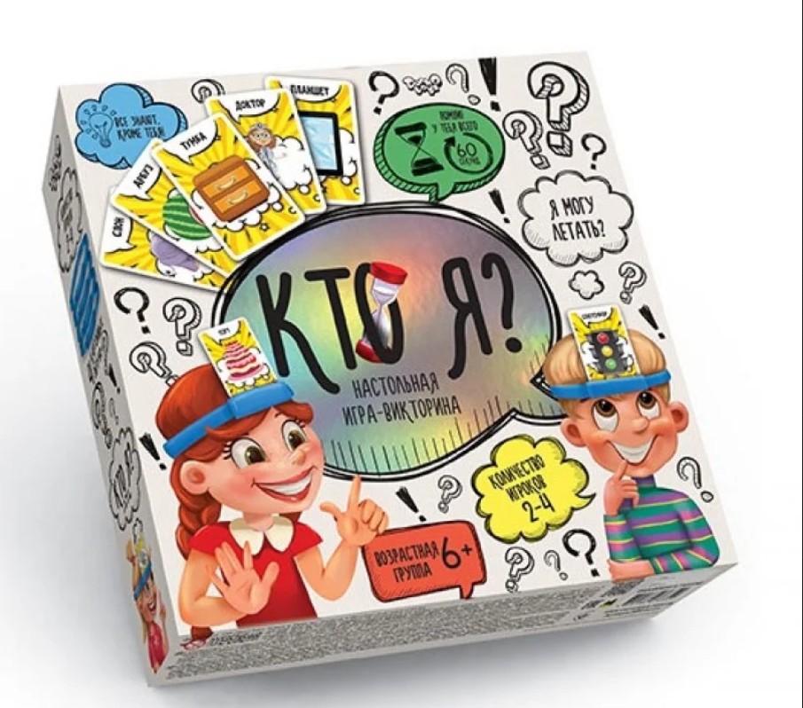 

Игра настольная Кто я Danko Toys НІМ-02-01