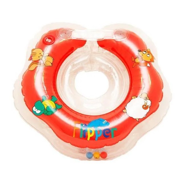 

Круг для купания новорожденных Roxy-kids красный 0150-4