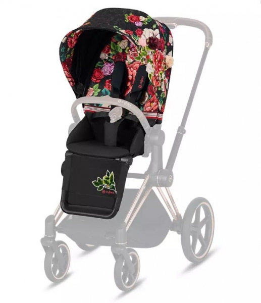 

Комплект текстиля Cybex Priam Spring Blossom Dark, черный (519003971)