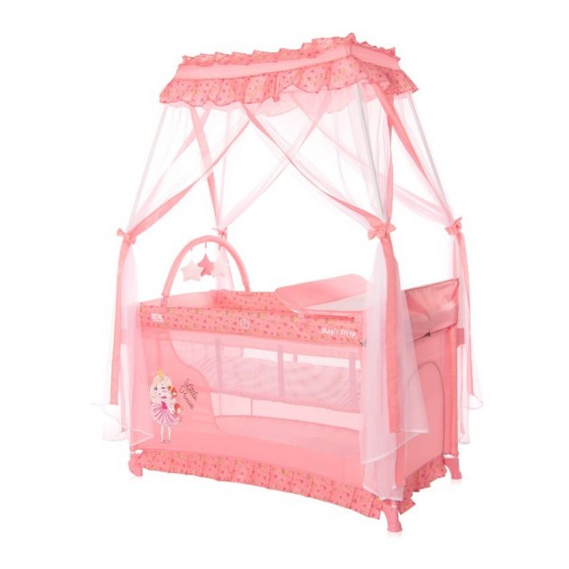 

Кровать - манеж с балдахином Lorelli Magic Sleep Розовый (MAGIC SLEEP PINK PRINCESS) (10080482170)