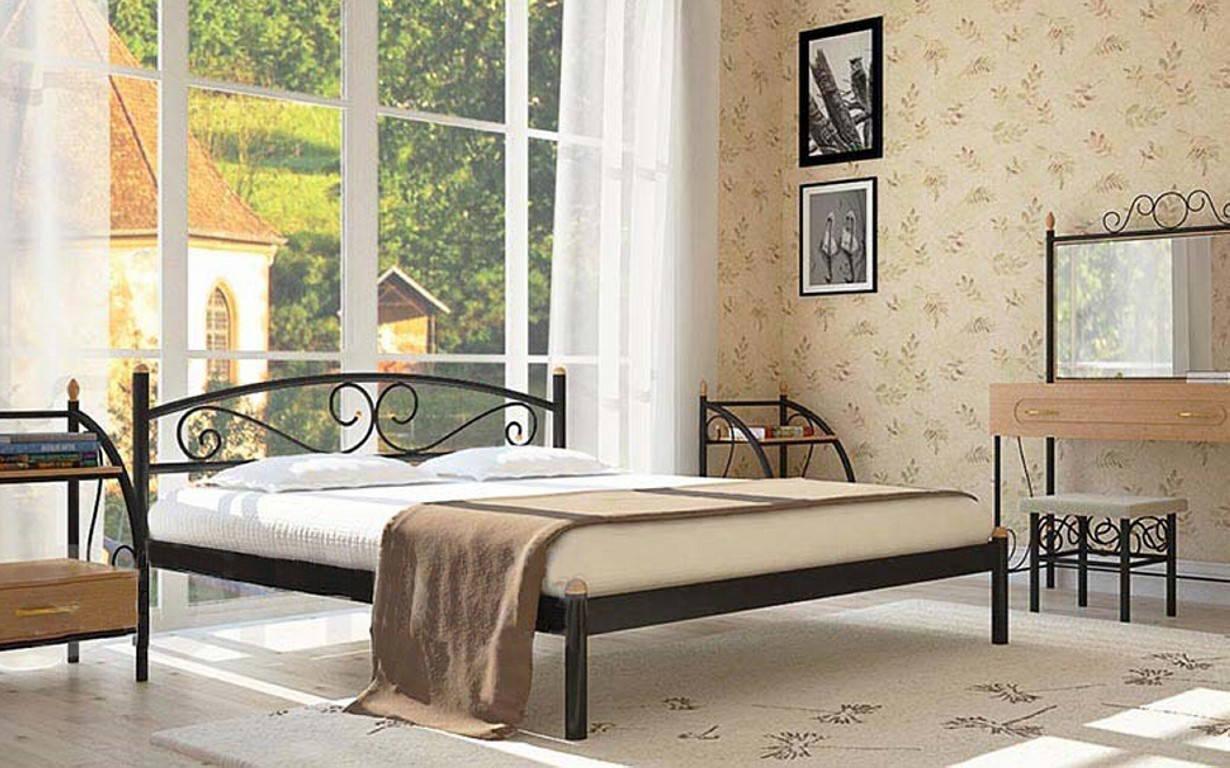 

Кровать металлическая ВЕРОНИКА ТМ МЕТАЛЛ-ДИЗАЙН 180Х200