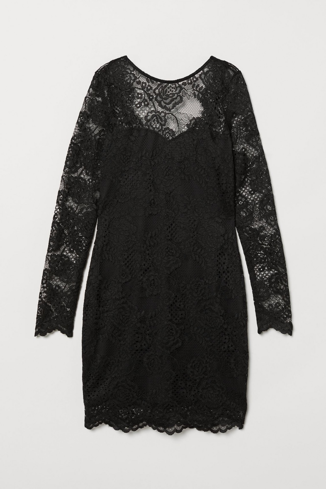 

Платье H&M 34 черный 2502049803159