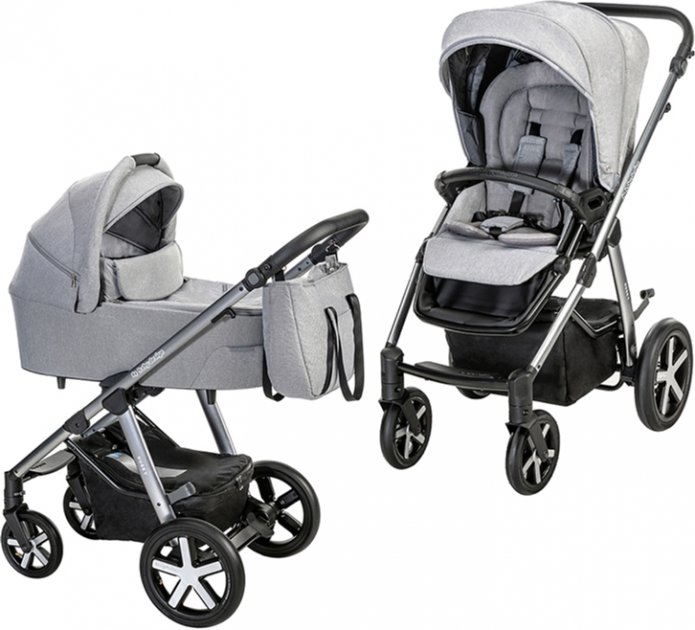 

Универсальная коляска 2 в 1 Baby Design Husky NR 107 Silver Gray (204371)