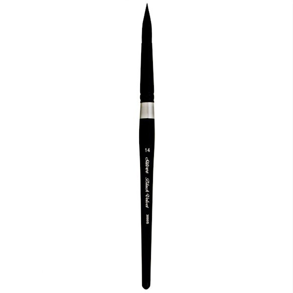 

Кисть для акварели Silver Brush 3000S Black Velvet №14 (8мм)