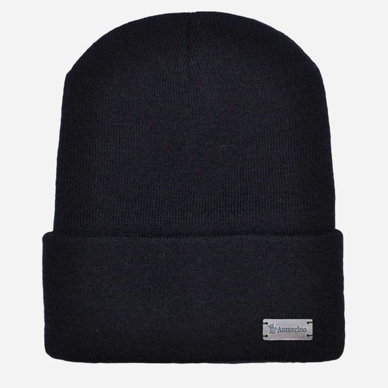 

Шапка Anmerino Остин One Size Темно-синяя