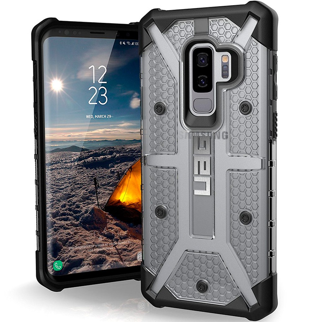 

Противоударный чехол бампер UAG Plasma Samsung Galaxy S9 Plus + G965 ice