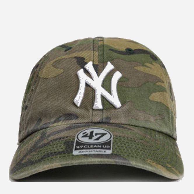 

Кепка 47Brand Clean Up New York Yankees B-CARGW17GWSNL-CMA Хаки