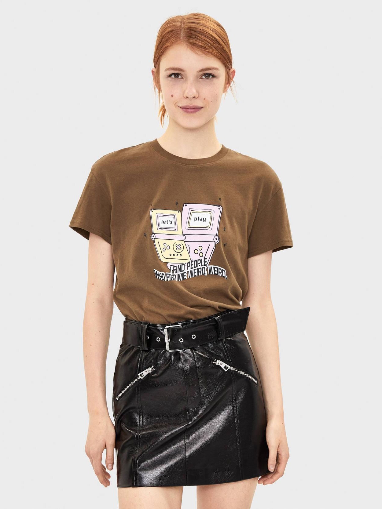 

Футболка Bershka 0753098505 XS Принт