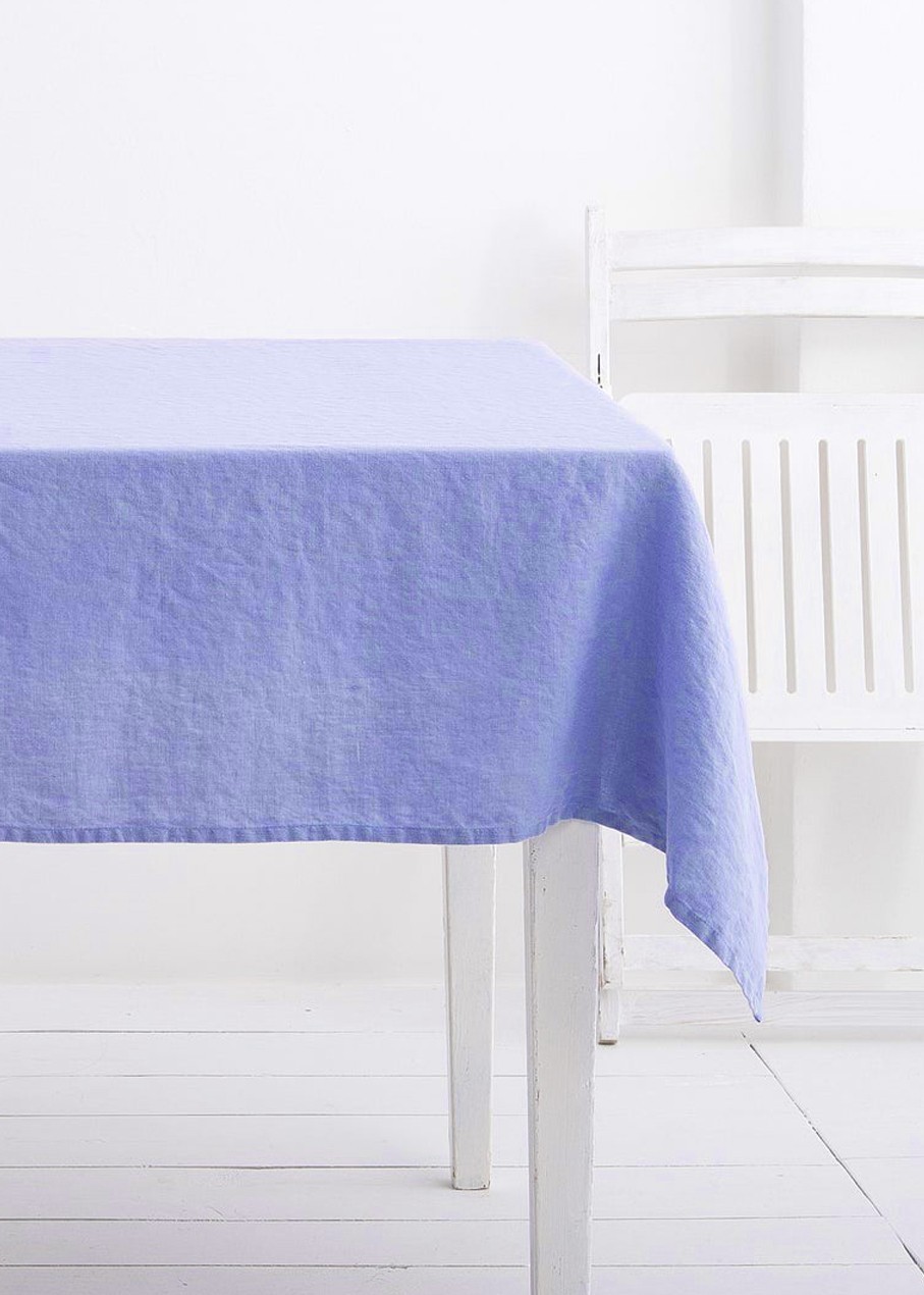 

Льняная скатерть TouchableLinen 1 шт 150*300 см Васильковый