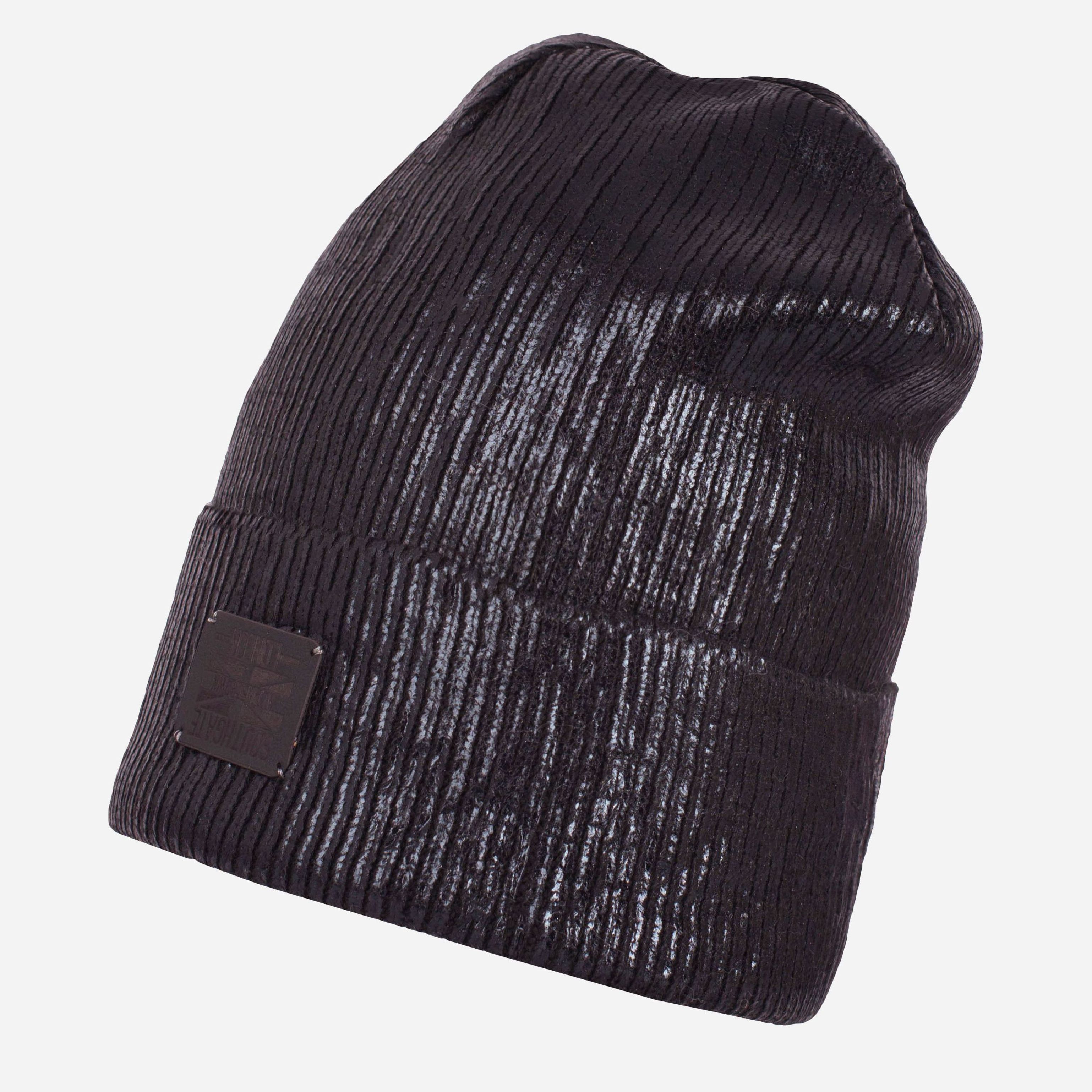 

Шапка Alpine Crown ACWH-180566-001 Блестящяя черная