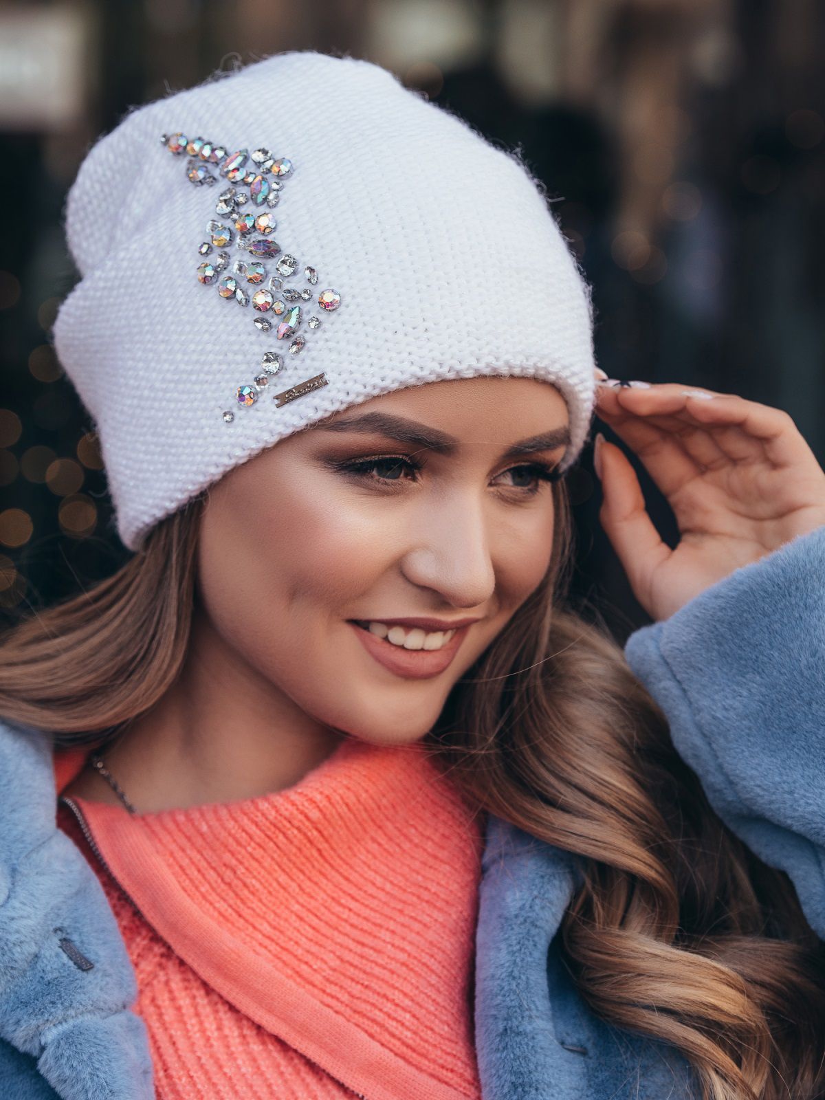 

Шапка Dressa 40385 One Size Белая