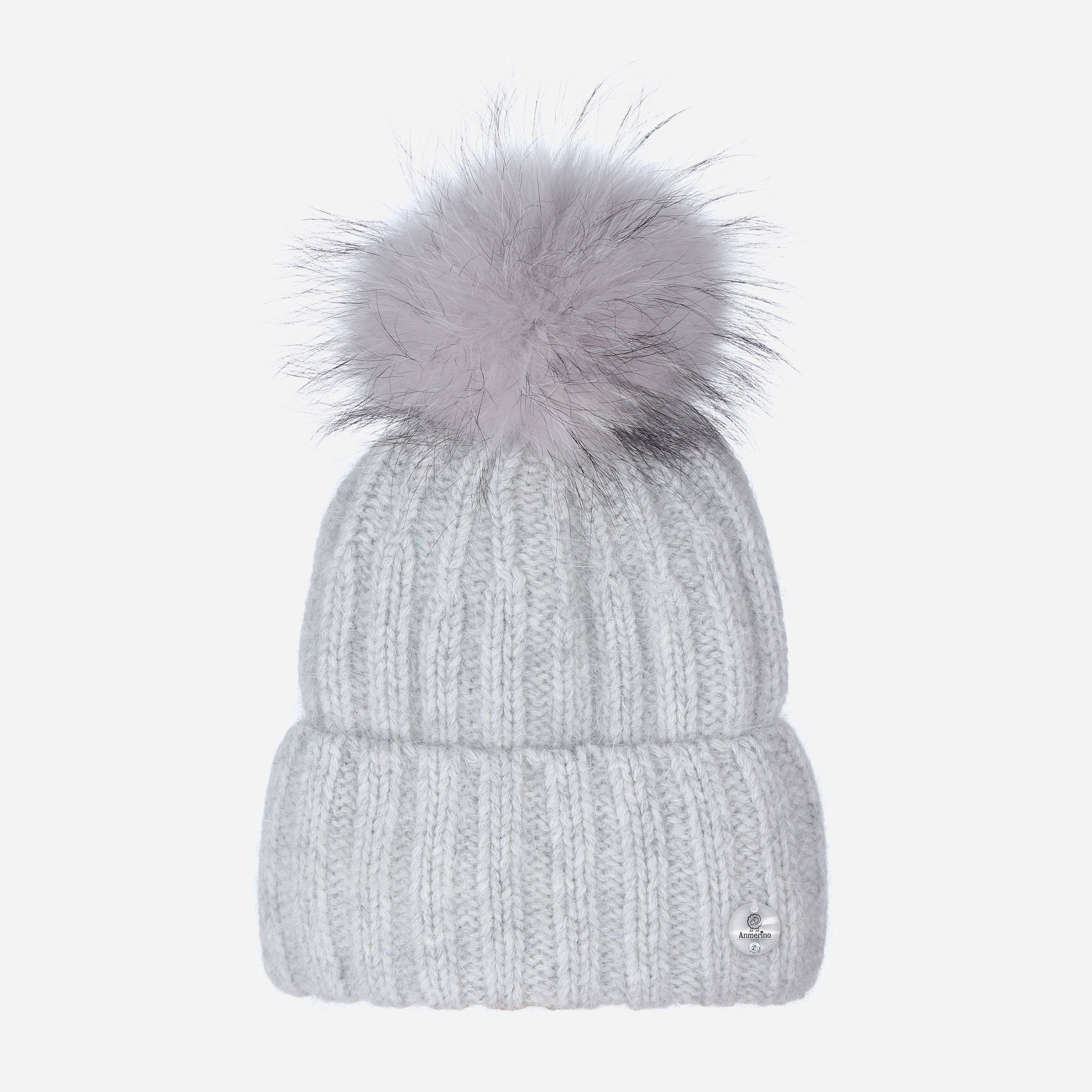 

Шапка Anmerino ZARINA 53-59 см Светло-серая