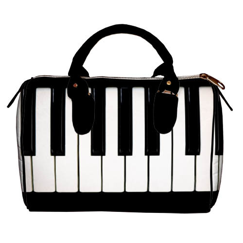 

Сумка бочонок Barrel Presentville Клавиши 28x18x17 см